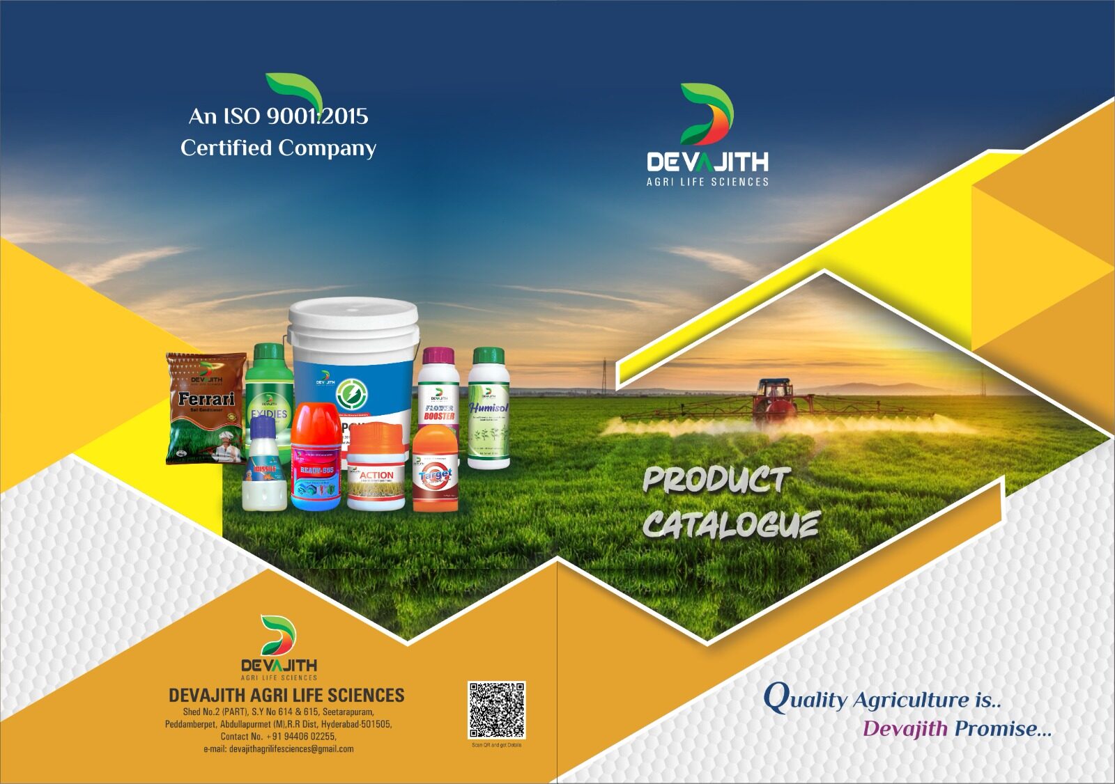Devajith Agri Life Sciences catalogue cover